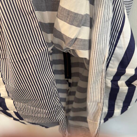 Closet London Blue and White Breton Stripe A-Line Dress UK‎ 10/US6 Preppy Twee - Picture 12 of 16